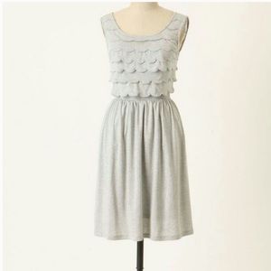 Anthropologie Deletta Sparkle Scallop Dress